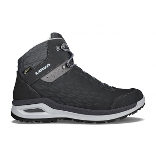 Lowa Everyday Travel Shoes Locarno QC GTX (waterproof) anthracite gray/ice blue Women